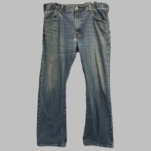 Levis 517 Bootcut Jeans Mens Big & Tall Size 40x34 Blue Rigid Denim Med Wash